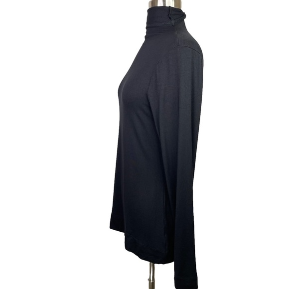 Heather by Bordeaux Long Sleeve Mock Neck Tee, Large - Picture 2 of 8